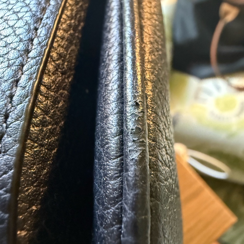 Coach Cassie Original. Pebbled Black Leather. - Picture 11 of 12
